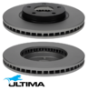 ULTIMA FRONT VENTED DISC BRAKE ROTOR SET FOR NISSAN ELGRAND E52 QR25DE 2.5L I4 EXCEPT TBAE52 CHASSIS
