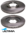 ULTIMA FRONT VENTED DISC BRAKE ROTOR SET TO SUIT NISSAN TERRANO R50 TD27ETI TURBO DIESEL 2.7L I4
