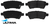 ULTIMA REAR BRAKE PAD SET TO SUIT NISSAN NAVARA D40 YD25DDTI 2.5L I4 EXCEPT CVAD40 CHASSIS