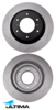 ULTIMA FRONT DISC BRAKE ROTORS TO SUIT MITSUBISHI PAJERO NS NT NW NX 4M41T 3.2L I4 10/06 ON OD 332MM
