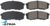 ULTIMA REAR BRAKE PAD SET TO SUIT TOYOTA PRADO RZJ90R RZJ95R RZJ120R TRJ150R 3RZ-FE 2TR-FE 2.7L I4