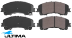 ULTIMA FRONT BRAKE PAD SET TO SUIT NISSAN X-TRAIL T32 QR25DE R9M M9R TURBO DIESEL 1.6L 2.0L 2.5L I4