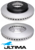 ULTIMA FRONT DISC BRAKE ROTOR SET TO SUIT FORD RANGER PY DD2S BF2S TWIN TURBO DIESEL 3.0L V6