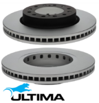ULTIMA FRONT VENTED DISC BRAKE ROTORS TO SUIT MAZDA BT50 B30 B19 4JJ3-TCX RZ4E-TC TURBO 1.9L 3.0L I4