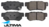 ULTIMA REAR BRAKE PAD SET TO SUIT HYUNDAI TUCSON JM G4GC 2.0L I4 FWD ONLY