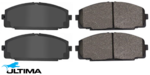 ULTIMA FRONT BRAKE PAD SET TO SUIT TOYOTA HIACE LH117R LH119R LH123R LH125R LH129R 3L 2.8L I4