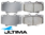 ULTIMA FRONT BRAKE PAD SET TO SUIT TOYOTA LANDCRUISER FJ80R FZJ80R 3F-E 3F 1FZ-FE 4.0L 4.5L I6