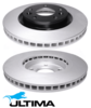 FRONT VENTED DISC BRAKE ROTOR SET TO SUIT NISSAN R9M QR25DE M9R MR20DD HRA2DDT 1.2L 1.6L 2.0L 2.5 I4
