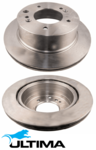 ULTIMA REAR VENTED DISC BRAKE ROTOR SET TO SUIT KIA SORENTO BL D4CB 2.5L I4 EXCEPT 125KW MODELS