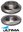 ULTIMA FRONT VENTED DISC BRAKE ROTOR SET TO SUIT MAZDA B2600 BRAVO UF UN G6 2.6L I4 OD 288.5MM