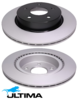 ULTIMA REAR VENTED DISC BRAKE ROTOR SET FOR NISSAN X-TRAIL T32 T33 MR20DD PR25DD 1.6 2.0 I4 OD 292MM
