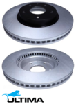 ULTIMA FRONT VENTED DISC BRAKE ROTOR SET TO SUIT MAZDA6 GJ GL PE-VPS PY-VPS SH-VPTS 2.0 2.2 2.5L I4