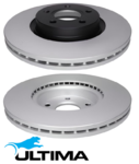 ULTIMA FRONT VENTED DISC BRAKE ROTORS TO SUIT FORD ESCAPE ZG T8MA T8MB TURBO DIESEL 2.0L I4 OD 300MM