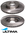ULTIMA FRONT VENTED DISC BRAKE ROTOR SET TO SUIT HONDA D16W1 D16W5 D16A F23A F23A7 F23Z4 1.6L 2.3 I4