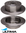 ULTIMA REAR SOLID DISC BRAKE ROTOR SET TO SUIT SUBARU LEGACY BL EZ30D 3.0L F6 SUITS 180KW OD 274MM