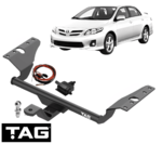 STD DUTY TOW BAR & UNIVERSAL WIRING KIT FOR TOYOTA COROLLA ZRE152R 2ZR-FAE 1.8 I4 9/13 TO HATCH ONLY