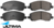 ULTIMA FRONT BRAKE PAD SET TO SUIT MITSUBISHI LANCER CJ CF 4B11 4B12 2.0L 2.4L I4 TILL 09/2016