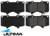 ULTIMA FRONT BRAKE PAD SET TO SUIT MITSUBISHI PAJERO NS NT NW NX 4M41T TURBO DIESEL 3.2L I4
