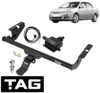 STD DUTY TOW BAR & WIRING KIT FOR TOYOTA COROLLA ZZE122R 1ZZ-FE 1.8L I4 SUITS 100KW EXCEPT HATCHBACK