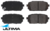 ULTIMA REAR CERAMIC BRAKE PAD SET TO SUIT HYUNDAI G4KJ G4NA D4HA TURBO DIESEL 2.0L 2.4L I4