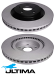 ULTIMA FRONT VENTED DISC BRAKE ROTOR SET TO SUIT SUBARU FB25C FB20W FA24E 2.0L 2.4L 2.5L F4