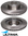 ULTIMA FRONT VENTED DISC BRAKE ROTOR SET TO SUIT SUBARU OUTBACK BH BP EZ30D 3.0L F6 EXCEPT 186KW