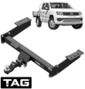 TAG HEAVY DUTY 3-PIECE DESIGN TOW BAR FOR VOLKSWAGEN AMAROK NF DXKB 2.0L I4 EXTENDED TRAYTBACK ONLY