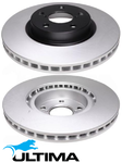 ULTIMA FRONT VENTED DISC BRAKE ROTOR SET TO SUIT SUBARU IMPREZA GT FB20C 2.0L F4 OD 277MM