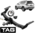 HD 3-PIECE DESIGN TOW BAR & WIRING KIT FOR TOYOTA PRADO TRJ150R KDJ150R 2TR-FE 1KD-FTV 2.7L 3.0L I4