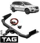 TAG HEAVY DUTY TOW BAR & UNIVERSAL WIRING KIT TO SUIT NISSAN PATHFINDER R52 VQ35DE 3.5L V6