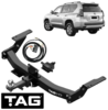 TAG HEAVY DUTY 3-PIECE DESIGN TOW BAR & WIRING KIT FOR TOYOTA PRADO GRJ150R 1GR-FE 4.0L V6