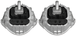 PAIR OF STANDARD FRONT ENGINE MOUNTS TO SUIT BMW 1 SERIES 118I N46B20B 2.0L I4