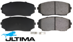ULTIMA FRONT BRAKE PAD SET TO SUIT MITSUBISHI 4N15 4N16 TURBO DIESEL 2.4L I4