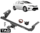 TAG STD DUTY TOW BAR & UNIVERSAL WIRING KIT FOR TOYOTA COROLLA ZRE182R 2ZR-FE 1.8L I4 HATCHBACK ONLY