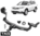 TAG HEAVY DUTY TOW BAR & WIRING KIT TO SUIT TOYOTA KLUGER GSU40R GSU45R 2GR-FE 3.5L V6