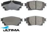 ULTIMA REAR BRAKE PAD SET TO SUIT TOYOTA KLUGER AXUH78R A25A-FXS 2.5L I4