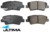 ULTIMA REAR BRAKE PAD SET TO SUIT HYUNDAI G4NA G4NB G4NC G4LK D4HA TURBO DIESEL 1.8L 2.0L I4