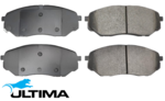 ULTIMA FRONT BRAKE PAD SET TO SUIT HYUNDAI SANTA FE TM G6DU 3.5L V6 CHASSIS S381M