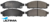 ULTIMA FRONT BRAKE PAD SET TO SUIT MITSUBISHI 4G64 4D56T 4N15 4M41T 2.4L 2.5L 3.2L I4