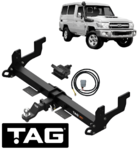 TAG EXTREME RECOVERY (XR) TOW BAR & WIRING KIT TO SUIT TOYOTA LANDCRUISER VDJ78R 1VD-FTV 4.5L V8