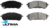 ULTIMA REAR CERAMIC BRAKE PAD SET TO SUIT FORD RANGER PX3 YN2S TWIN TURBO DIESEL 2.0 I4 CHASSIS MFE6