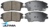 ULTIMA FRONT BRAKE PAD SET TO SUIT KIA SPORTAGE QL G4NA G4KJ D4HA TURBO DIESEL 2.0L 2.4L I4
