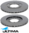 ULTIMA FRONT VENTED DISC BRAKE ROTOR SET TO SUIT FORD ECONOVAN JG JH SAME FE 2.0L I4 SUITS 59KW