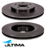 ULTIMA FRONT VENTED DISC BRAKE ROTOR SET TO SUIT MAZDA TRIBUTE EP CU 6Z 8Z AJ 3.0L V6 OD 303MM