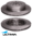 ULTIMA REAR VENTED DISC BRAKE ROTOR SET TO SUIT SUBARU FORESTER SJ FA20E 2.0L F4 TS MODEL OD 316MM