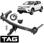 TAG HEAVY DUTY TOW BAR & WIRING KIT TO SUIT TOYOTA RAV4 ASA44R ZSA42R 2AR-FE 3ZR-FE 2.0L 2.5L I4