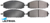 ULTIMA FRONT BRAKE PAD SET TO SUIT NISSAN PATROL GU Y61 ZD30DDTI TURBO DIESEL 3.0L I4