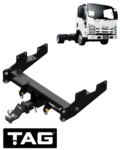 TAG HEAVY DUTY 3-PIECE TOW BAR TO SUIT ISUZU NLR200 NLR85 4JJ1-TCS TURBO DIESEL 3.0L I4 FROM 01/2013