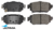 ULTIMA REAR BRAKE PAD SET TO SUIT NISSAN QASHQAI J11 MR20DD HRA2DDT R9M TURBO DIESEL 1.2 1.6 2.0L I4