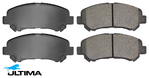 ULTIMA FRONT BRAKE PAD SET TO SUIT NISSAN DUALIS JBNJ10 FBNJ10 MR20DE 2.0L I4 SUITS 5-SEATER MODELS